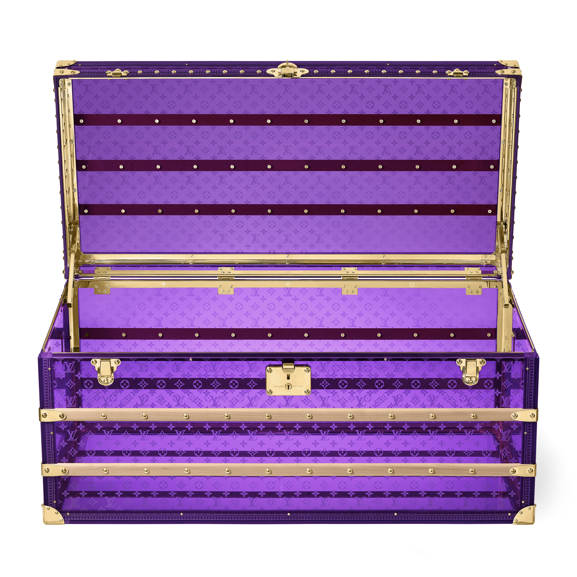 Courrier Lozine Seethrough Purple High End Leathers - Luxury